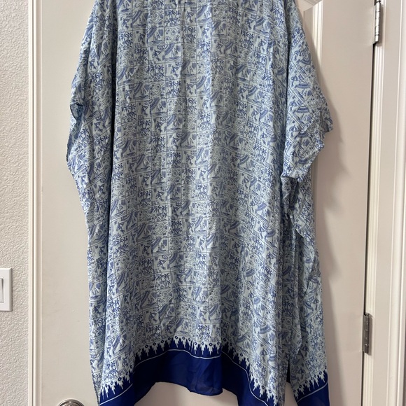 NWT CABI Beach Club Cover Up in Playa Print. Tropical. Cruise wear. Swim cover - Picture 10 of 15